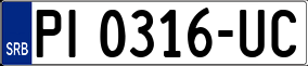 Truck License Plate